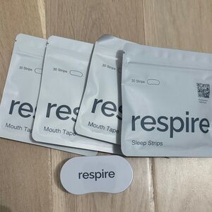 Respire Sleep Strips 4 month supply with case mouth tape